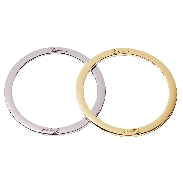 Custom Made Swimwear O Rings Hardware Zinc Alloy Underwear Accessories Round Buckle with Engraved logo