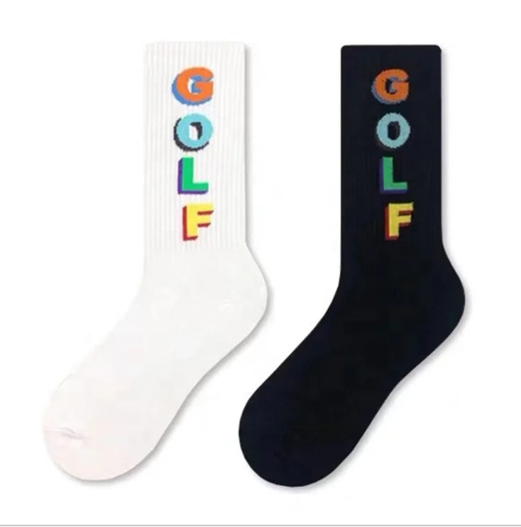OEM Personalized Design Custom logo Socks Knitter Jacquard Cotton Sport Crew Socks for Men Women