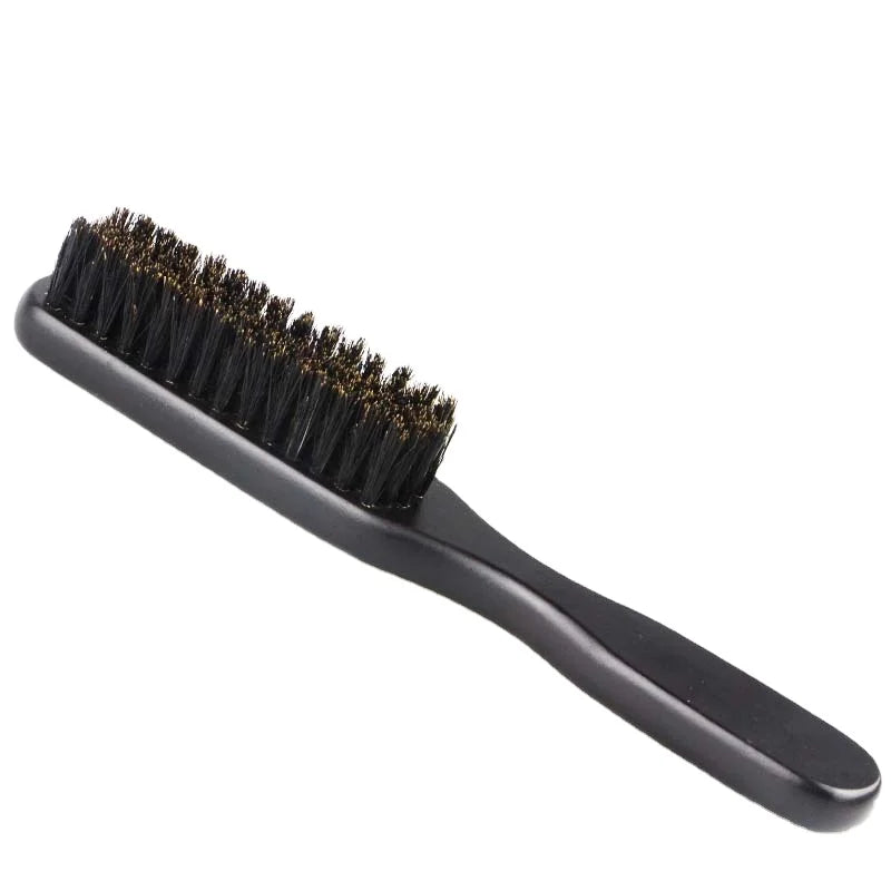 Masterlee Brand Natural Black Bristle Hair Brush Beard Brush for Men