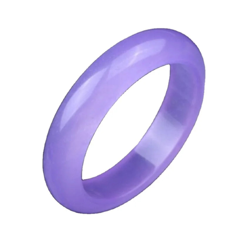 Jade Wholesale Manufacturer Purple Jade Bracelet Ice  Quartzite Jade Violet Female Bracelet Complete Caliber