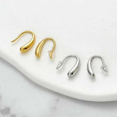 316L Stainless Steel Waterdrop Stud Earrings for Women High Quality 18K Gold Jewelry Trendy Sets for Anniversary