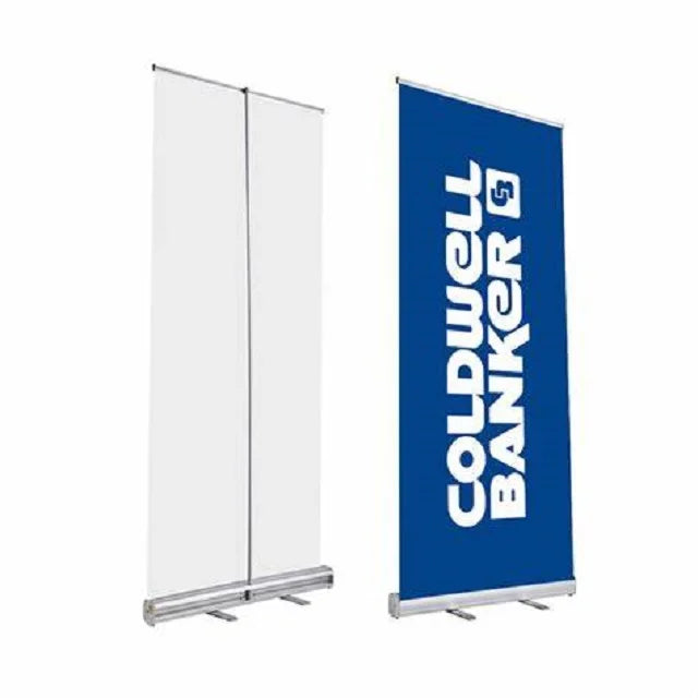 Wholesale Retractable Banner Hot Sell Advertising Portable  Aluminum Base Stand Trade Show Display Economic Roll up Banners