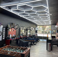 New Hexagon Car Wash Led Lighting 6500K Garage Workshop Barber Shop Ceiling Lights 6500K