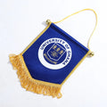 Embroidered Heavy Duty Polyester Pennant Flag Sewn Stripes Brass Grommets Vivid Colour Premium Quality Flag