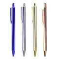 BECOL Promotional High End Rose Gold Metallic Pens Glossy Press Advertising Metal Ballpoint Pen with Custom Logo for Gifts MegaBDM