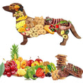 Family Party Funny Wooden Dachshund Dog Shape Cheese Charcuterie Dinner Plates Aperitif Serving Serving Tray for Food