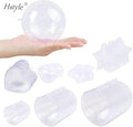 4cm-20cm Empty Christmas Tree Hanging Decorations Clear Ornament DIY Party Supplies SSD345 Transparent Open Plastic Ball Acrylic