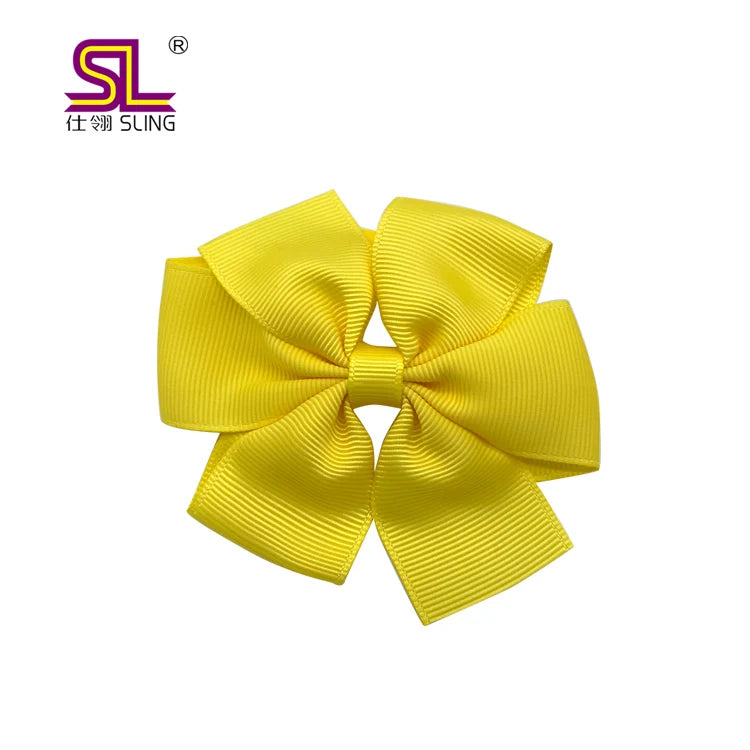 Kids Hair Clips Baby Grosgrain Ribbon Hair Bows for Girls
