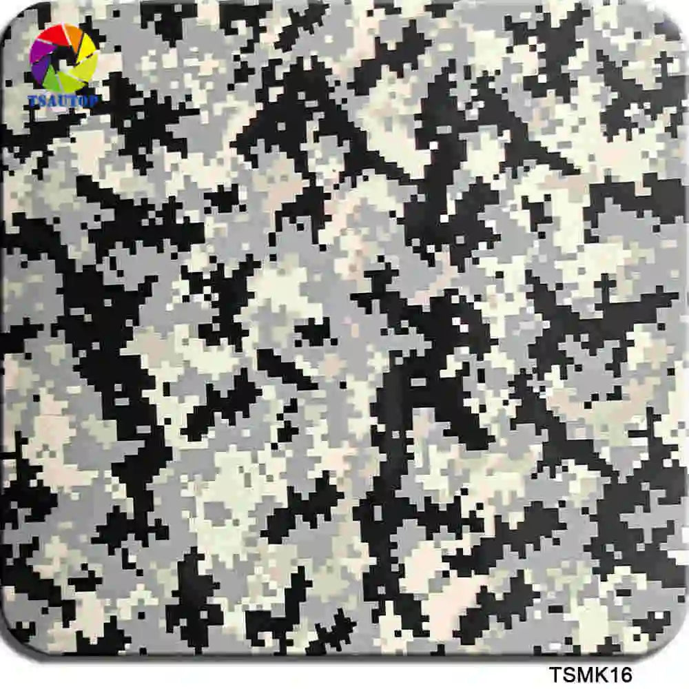 TSAUTOP TSMK16 0.5M Width Camouflage Hydro Dipping Water Transfer Printing PVA Films