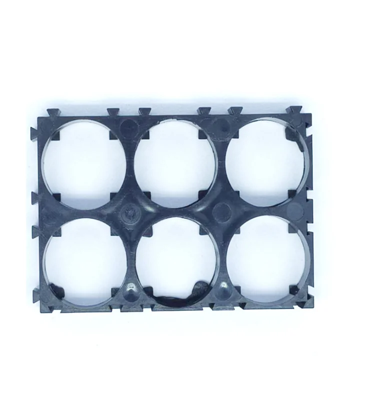 Factory direct sale Fireproof V0 Material Cylindrical 2P3S Battery Bracket 18650 Li-ion Cell Holder Plastic 18650 Battery Holder