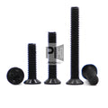 Black Oxidation Flat Head Screw M1 M1.2 M1.4 M1.6 M2 M2.5 M3 M4 M5 Mini Micro Computer Small OEM Cross Bolt Notebook Screws