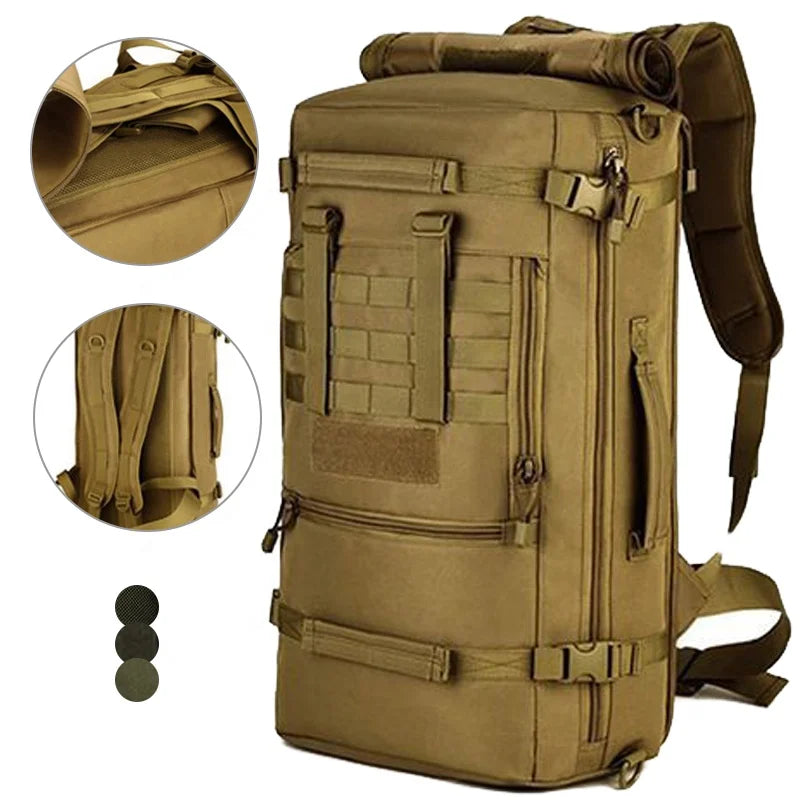 LUPU Large Capacity Waterproof Mountaineering Hiking Backpack Mountain Bag  Backpack  70L