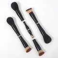 2024 New Cosmetics 4-in-1 Soft Bristle Kabuki Brush Synthetic for Women's Face Makeup Including Concealer Direct From Supplier