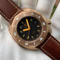 STEELDIVE Brand SD1946S 44.5mm Solid Bronze Case Black Dial NH35 Automatic Movement 1000M Waterproof Dive Watch for Men