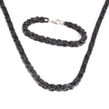 Mens Fashion Jewelry Stainless Steel Bracelet King Chain Necklace
