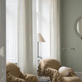Customizable Linen Textured Tulle Curtains Blackout Polyester Fabric Pinch Pleat for Home & Cafe Use-for Living Room Windows