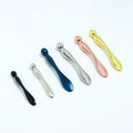 Black Mini Metal Cosmetic Spatula 7.7cm Roller Ball Wand for Eye Cream Beauty Skincare Makeup Tools