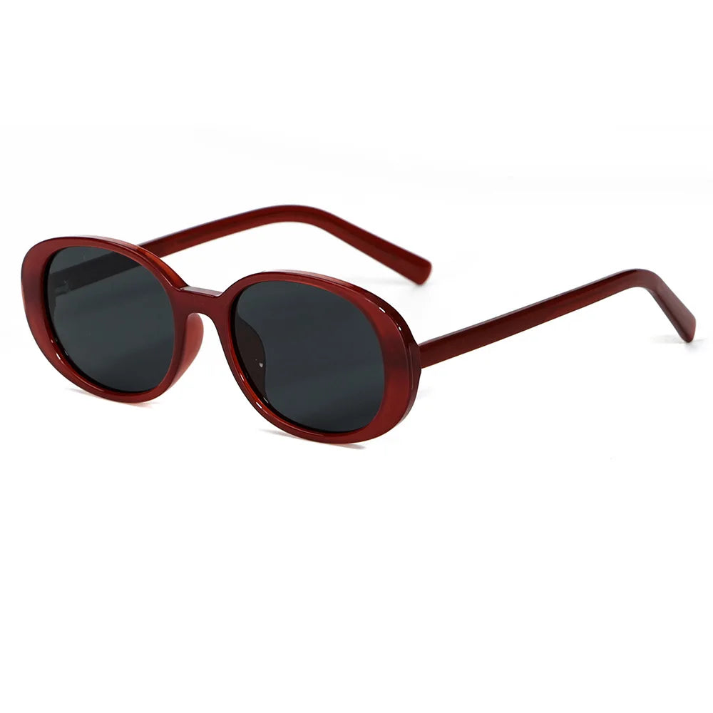 TR90 Frame Designer Polarized Luxury Custom Trendy Oval Sunglasses Custom Logo