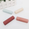 Stock Small 5ml Material Lips Glaze Tube Packing Private Label Printing Frosted Lip Gloss Tubes With Big Brush Big Wand