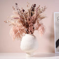 Ins Style Ceramic Tabletop Vase Wabi-Sabi Retro Design High-End Simple Home Accessory for Flower Arrangement Rustic Styling Matt