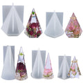 YS Pyramid Geometric Ring Cone Silicone Mold Triangle Crystal DIY Ring Jewelry Display Stand Jewelry Crafts Making Resin  Mold