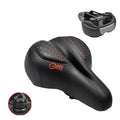 RTS Soft Bicycle Saddle Comfortable Wide Memory Foam Padded Bike Seat with Ventilation Absorbs Shock Accessories