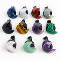 Wholesale Natural Stone Crystal Crafts Moon Car air Outlet Aromatic Crystal Clip Decoration
