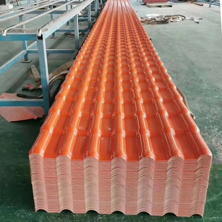 Outdoor Pvc Heat Insulation Roofing Sheet Apvc Corrugated Tile Roof and ASA Roof Sheet Panel
