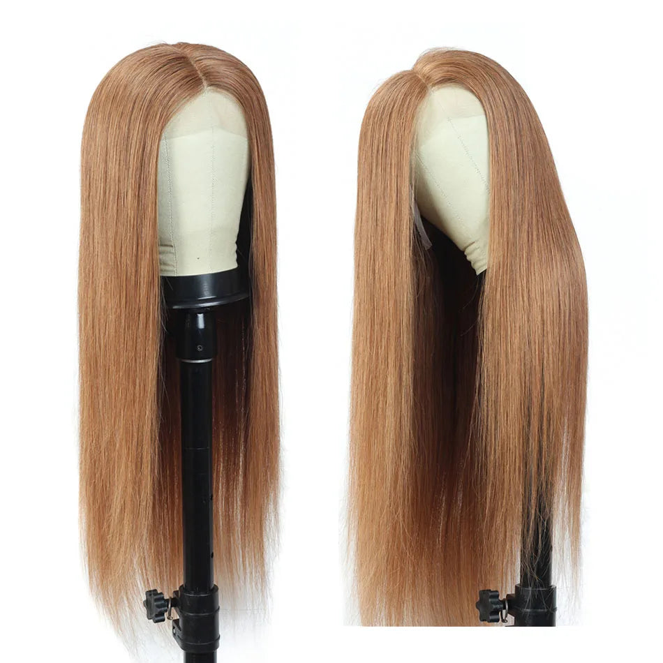 Yeswigs #27 Color Lace Frontal Wigs Wholesale HD Full Lace Front Wigs Straight Hair Brazilian Human Hair Wigs for Black Women