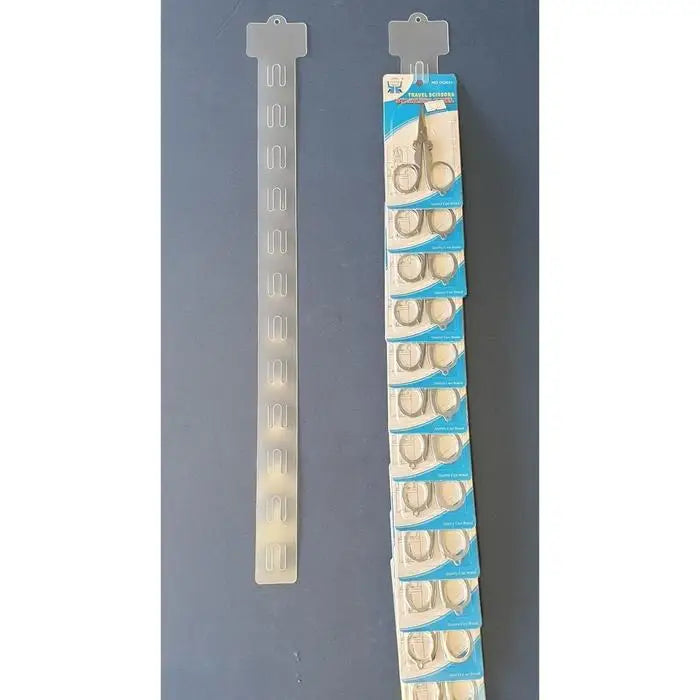 Hookei Plastic Hanging Clips Strips Plastic Clips Strips Hang Clips Stripss for the Supermarket and Shop Retail Promotion