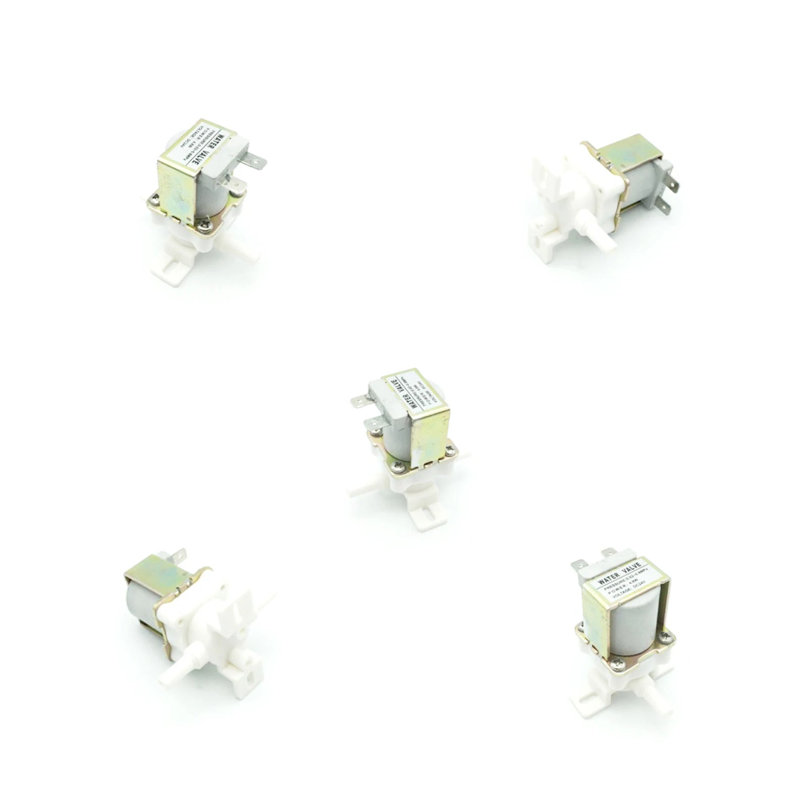 36v 48v 12V 24V 110V 220V Small 6.3mm 2 Way Pressure Water Purifier Water Dispenser Quick Coupling Valve