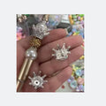 Wholesale 3D Crystal Crown Diy Pen Focal Beads
