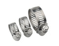 Stainless Steel Worm Gear Hose Clamp Adjustable Metric & Inch Plumbing Pipe Fastener