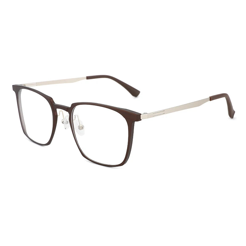 Aircraft Materials High Toughness Hydronalium Eyeglasses Frames Men Hyperelasticity Stainless Steel Metal Optical Glasses Frames