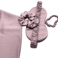 Custom Gift Box Pure Silk Eye Mask Scrunchie and Silk Pillowcase 3 Pieces 100% Mulberry Silk Pillow case Set