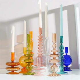 Wholesale Handmade Customized Colored Creative Office Home Wedding Decoration Glass Flower Plant Vase