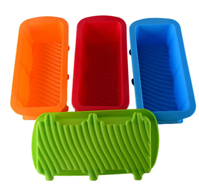 Food Grade Silicone Loaf Pan Silicone Bread Loaf Cake Mold Nonstick Silicone Loaf Baking Pan for Homemade Cake