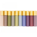 Custom logo Empty Essential Oil Glass 10ml Roll on Bottle Lip Gloss 5ml 10ml Roll on Bottle for Make up Packaging