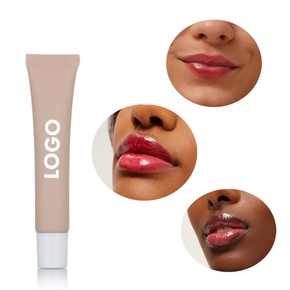 Popular Shea Butter Shine Glossy Nourishing Non Sticky Lip Butter Balm Private Label