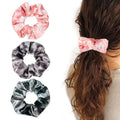 B.phne Women Velvet Scrunchies Accesorios Mujer Women Elastic Hair Bands Pink With Custom Logo