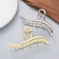 Minimalist Design Metal Shark Claw Clips Women Hair Accessories Dolphin Shape 11.5CM Large Size Metal Hair Claws for Girl