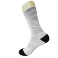 High-Crew Breathable White Blank Polyester Socks for Sublimation with Customizable Body Logo