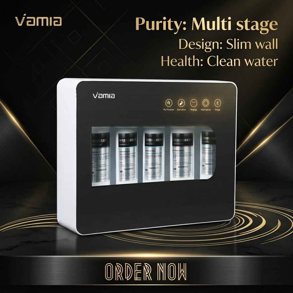Water Cooler Purifier Automatic Dispenser Pressure Tank Desktop Dispenser Alkaline Machine Mineral Water Outdoor Plastic 5-Stage