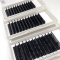 Custom Volume Mink  Lash Extension Trays Lashes Russian Easy Fan Cashmere Matte Silk Trays Easy Fan Handmade