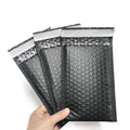 Wholesales Black Paper Wrap Bubble Pack Kraft Metallic Bubble Envelope Waterproof Express Mailing Bag