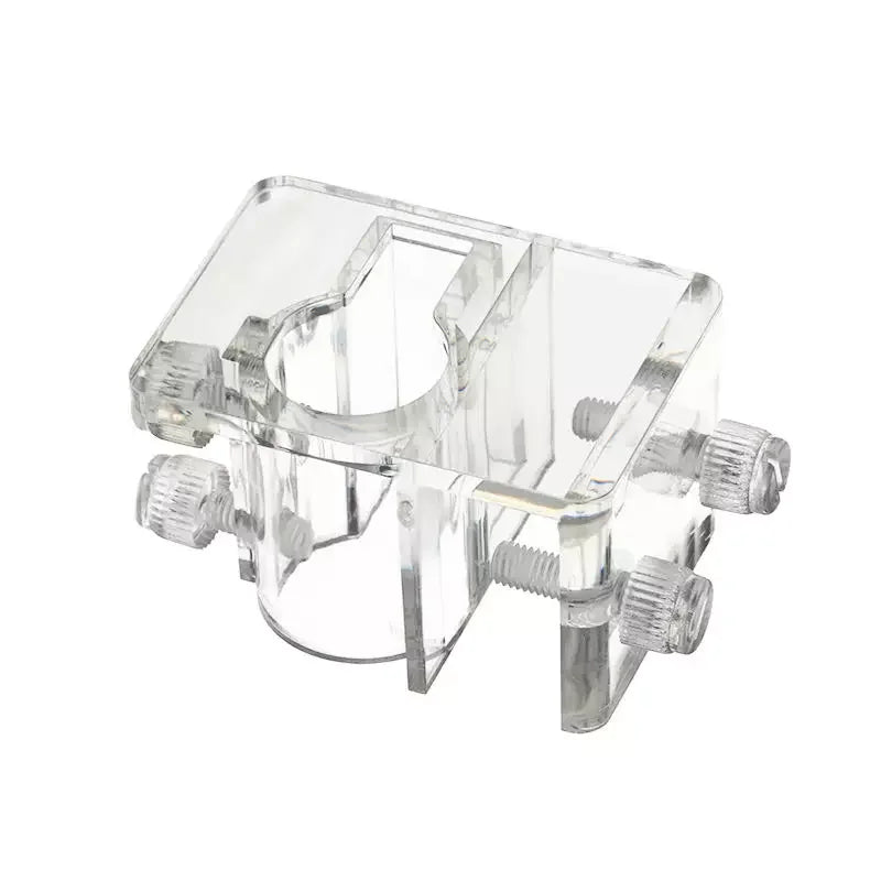 ZRDR Acrylic Aquarium Hose Air Tube Fixing Clip Clamps Holder Glass Fish Tank Filter Filtration Mount Water Pipe Hanger Clip
