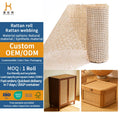 Factory Direct Sale Rattan Cane Webbing Weave Wicker Mesh Natural or Artificial Rattan Roll With Great Price