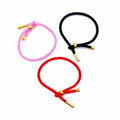 Adjustable Milan Hand Rope Accessories Semi-Finished Products Bracelet DIY Red Bead Rope for Men Women Religious Wholesale