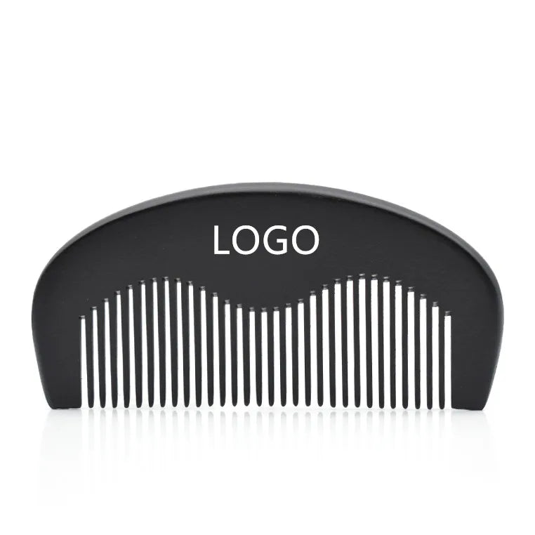 Wholesale Custom Logo Men Pocket Size Wooden Beard Comb Handmade Mini Portable Wood Comb With Eco Friendly