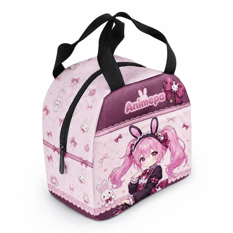 Custom Logo Aluminum Foil Women Thermal Insulation Lunch Bag Tote Bags Cooler Picnic Food Lunch Box Bag MegaBDM